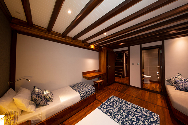 Twin Deluxe Cabin - Coralia Dua - Indonesia Liveaboard