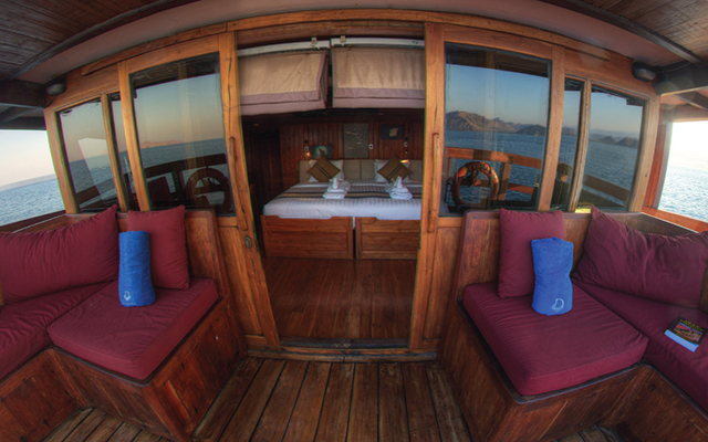 Balcony - Master Cabin - MY Damai 1 - Indonesia Liveaboard