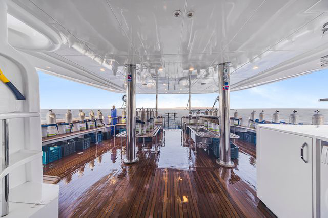 Dive deck - MV Grand Sea Explorer - Red Sea Liveaboard