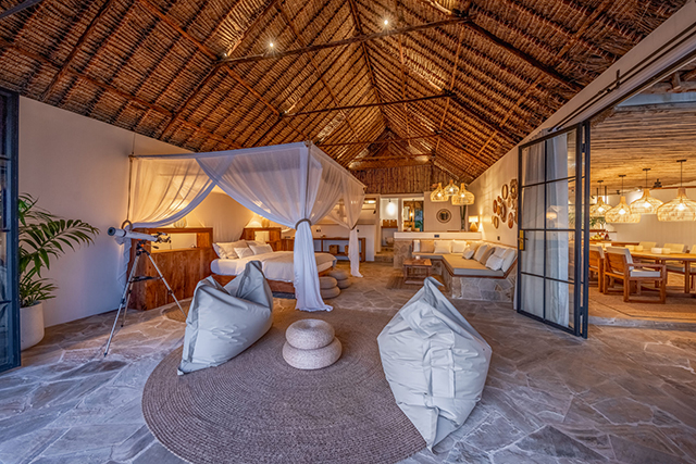Bedroom - Oceanview Villas - The Manta Resort - Pemba Island Dive Resort