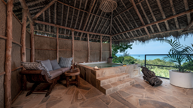 Pool - Seafront Villas - The Manta Resort - Pemba Island Dive Resort