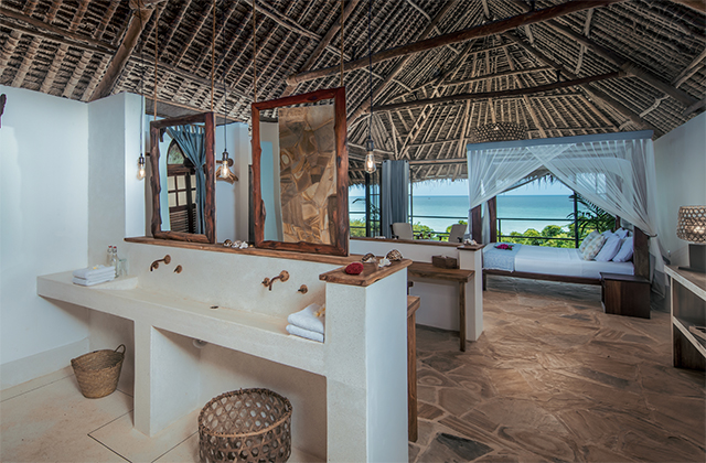 Interior - Seafront Villas - The Manta Resort - Pemba Island Dive Resort