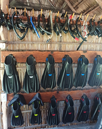 Dive equipments - Pomene Dive Center