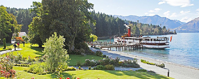 cruise on the TSS Earnslaw vintage steamship along Lake Wakatipu