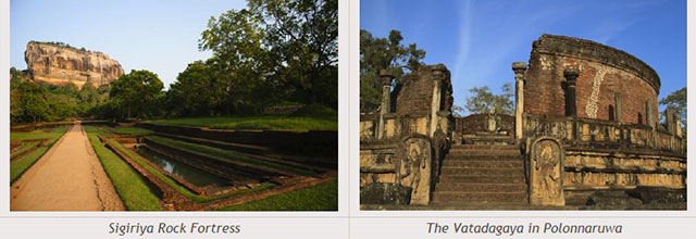 Sri Lanka travel destinations - Sigiriya Rock Fortress - The Vatadagaya in Polonnaruwa
