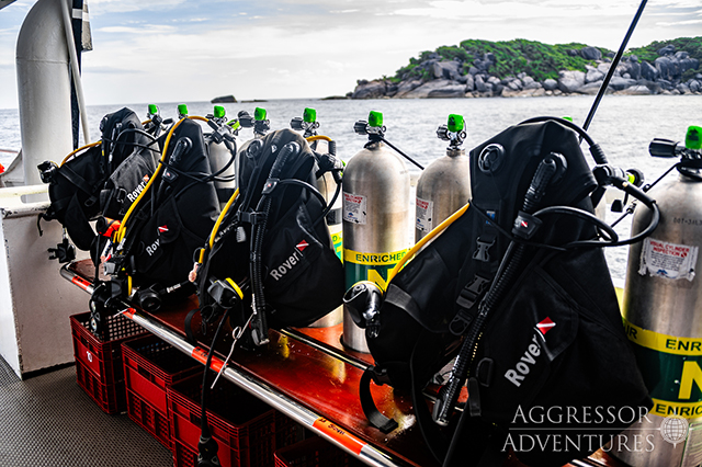 Dive deck - Thailand Aggressor - Thailand Liveaboard