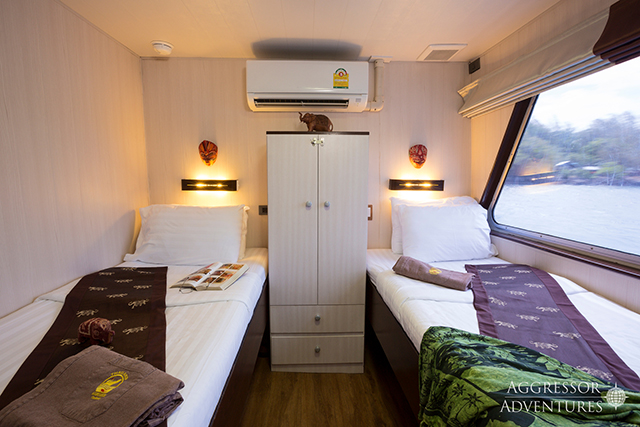 Deluxe stateroom on the main deck - Thailand Aggressor - Thailand Liveaboard